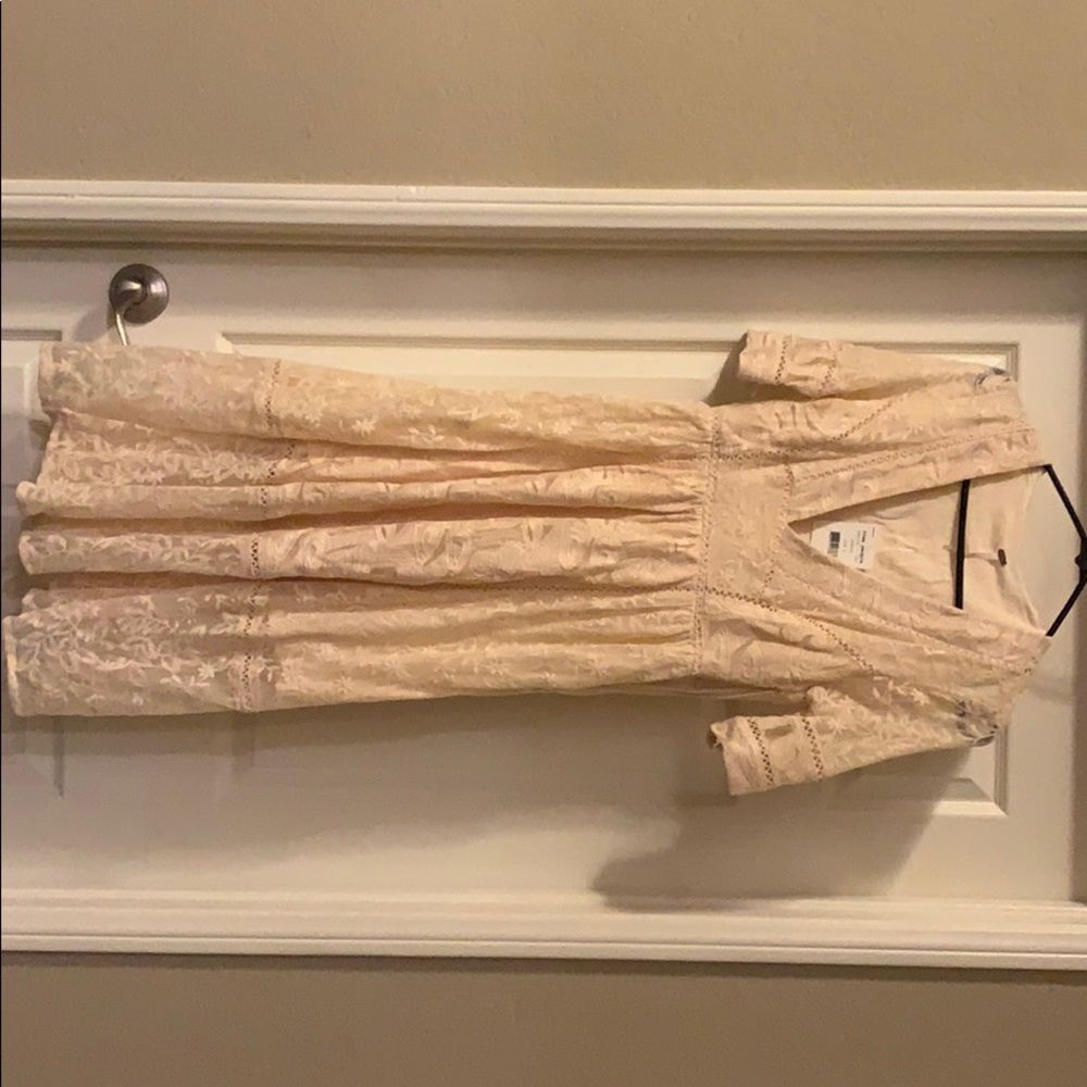 Free People Mountain Laurel Lace Crochet Dress